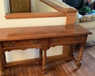 Sofa table by Thomasville