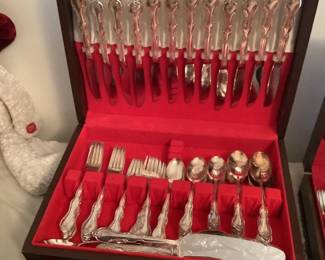 Silverware set by Rogers and Sons