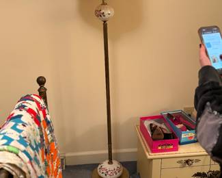 Hand Painted floor lamp