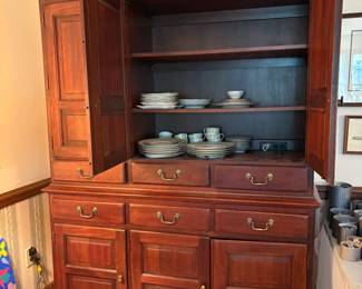 Breakfront Hutch China Cabinet