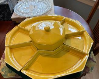 MCM Yellow Lazy Susan California