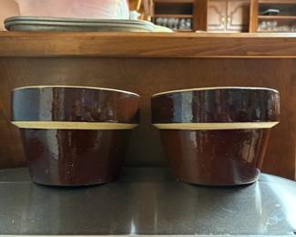 Antique Cocks Pots