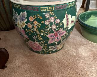 Antique Chinese Fish Bowl 