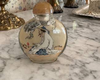 Hand painted Chinese Snuff Bottle