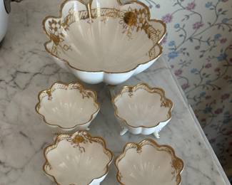 Nippon hand painted bowls