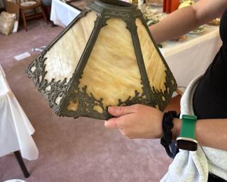 Antique Tiffany style lamp