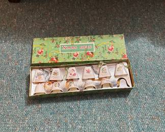 Porcelain bells Vintage japan Christmas