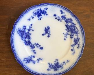 Flow Blue Transferware