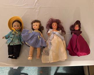 So Many antique Dolls in Boxes