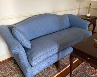 blue sofa