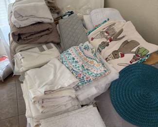 Shower curtains, fabric, table clothes, curtains