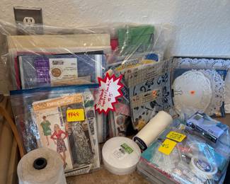Crafts, sewing, beading, scrapbook