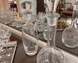 Crystal decanters
