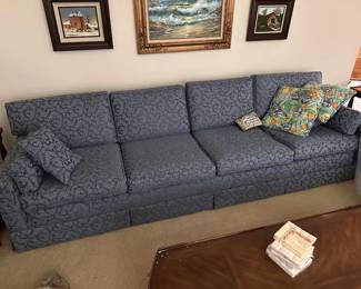 Vintage custom large couch