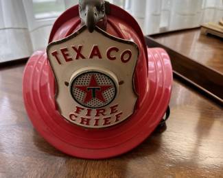 Vintage Texaco Fire Chief Toy Helmet (Circa 1960)