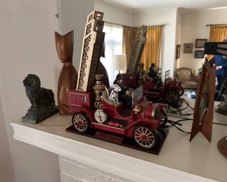 Vintage Firetruck Decor