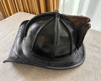 Vintage Leather Cairns & Brother Fireman's Helmet