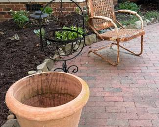 Italian Enzo Zago Terra cotta pot