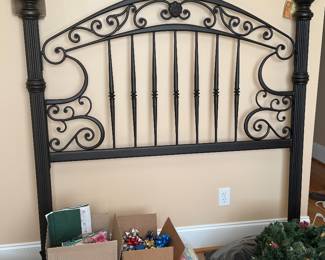 Metal queen headboard