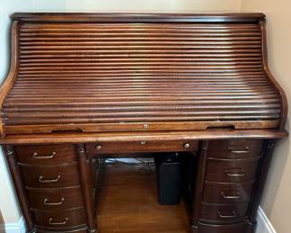 National Mt Airy roll top desk