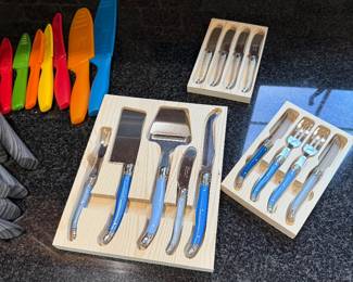 Laguiole cheese knives