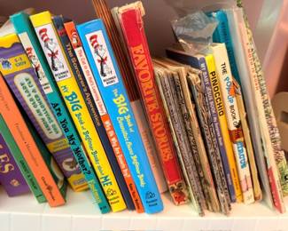 Vintage children's books, Pinocchio, Are You My Mother, Favorite Stories, kids book lot