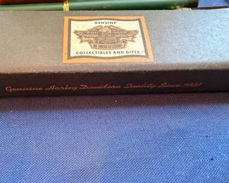 Genuine Harley Davidson collectibles and gifts box, An American Legend, motorcycle memorabilia
