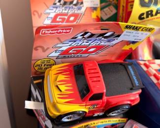 Fisher-Price Shake N Go race cars, radio controlled car, boxed toys in original packaging