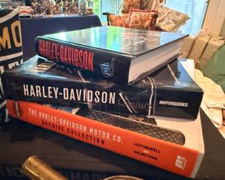 Harley-Davidson Motorbooks collection, Archive Collection Leffingwell, motorcycle reference books lot