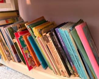 Assorted vintage books, children's books, hardcover book collection lot