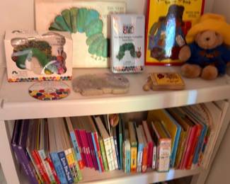 Eric Carle Very Hungry Caterpillar, Paddington Bear, children's books collection lot