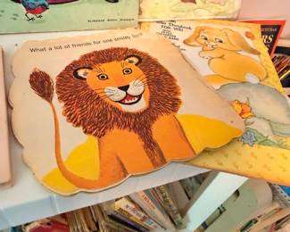 Vintage children's picture books, classic illustrated storybooks, kids book lot