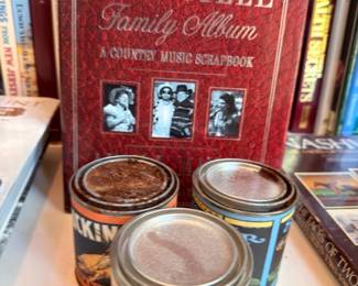 The Nashville Family Album country music scrapbook, vintage mason jar
