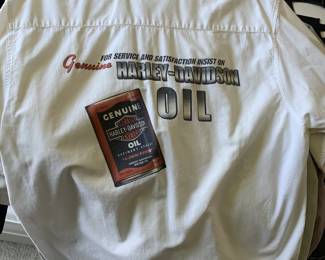 Harley-Davidson Genuine Oil back graphic white shirt, HD motorcycle apparel, vintage biker clothing