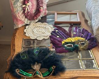 Masks/ Side table