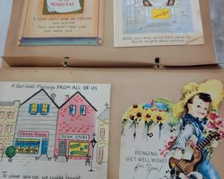 Adorable vintage birthday cards and other occasions.