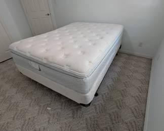 Nice, clean queen size bed with new mattress cover. No pets, no smoke.