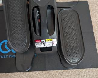 Under desk elliptical machine