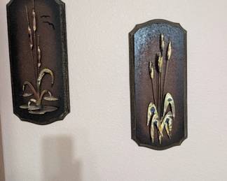 Mid century modern Brutalist wall hanging