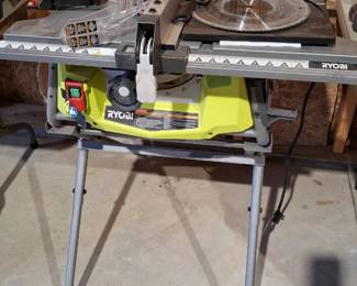 Ryobi 10" Table Saw with Legs