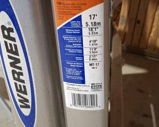 werner 17' Folding Ladder