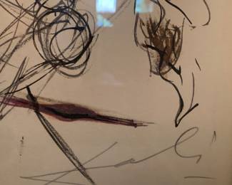 Hand signed Dali