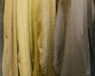 15 44 R men's suits--Boss, Givenchy, Alfani,  Canali suits