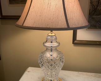 new in box Waterford lamp