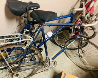 vintage Trek and Centurion LeMans bikes
