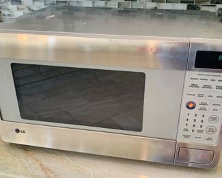 LG stainless microwave