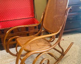 Early Thonet bentwood rocker 