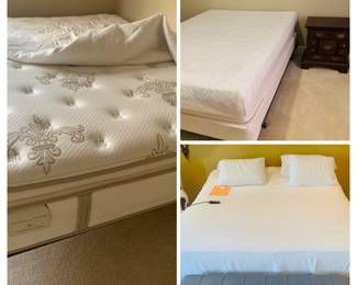 2 queens and an adjustable base king. Like new. 