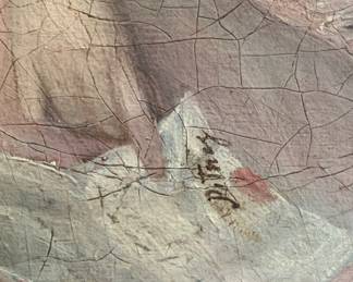 signed letter lady in portrait