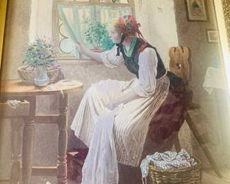 Watercolor signed by Johann Meyer von Bremen dates 1869 inscribed Berlin